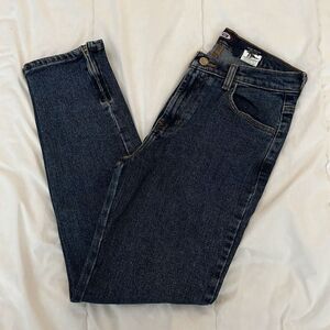Vintage Bongo Jeans‎ Size 5 Mom Jean High Rise Ankle Zip Dark Wash